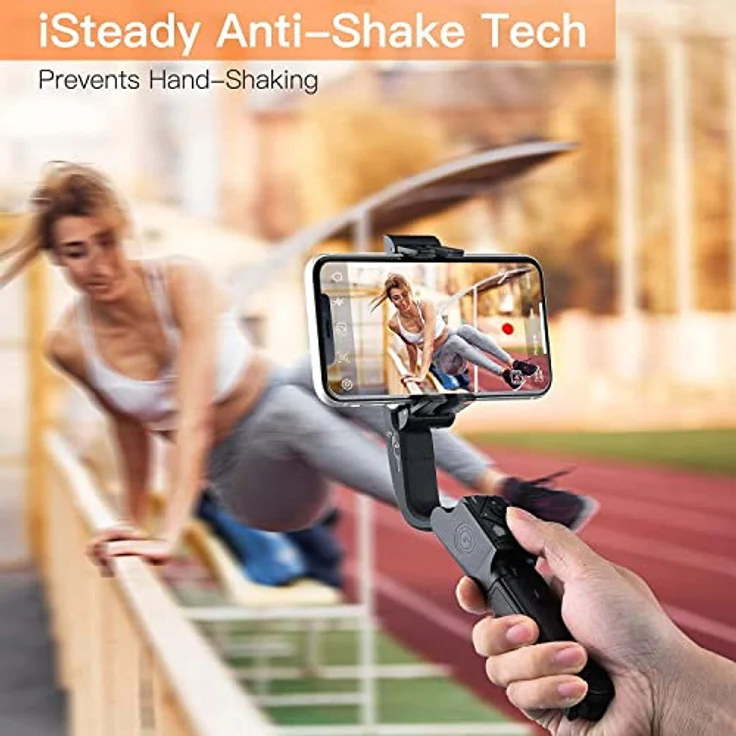 Hohem iSteady Q, Stativ mit flexibler 3-Achsen-Stabilisierung, schwarz – Bild 8