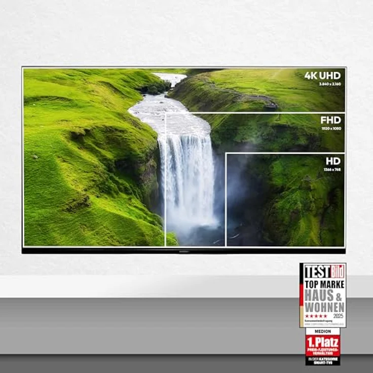 MEDION MD 850300, 125,7 cm (50 Zoll) 4K Smart-TV mit Dolby Vision HDR, VIDAA Store, Bluetooth, schwarz – Bild 3