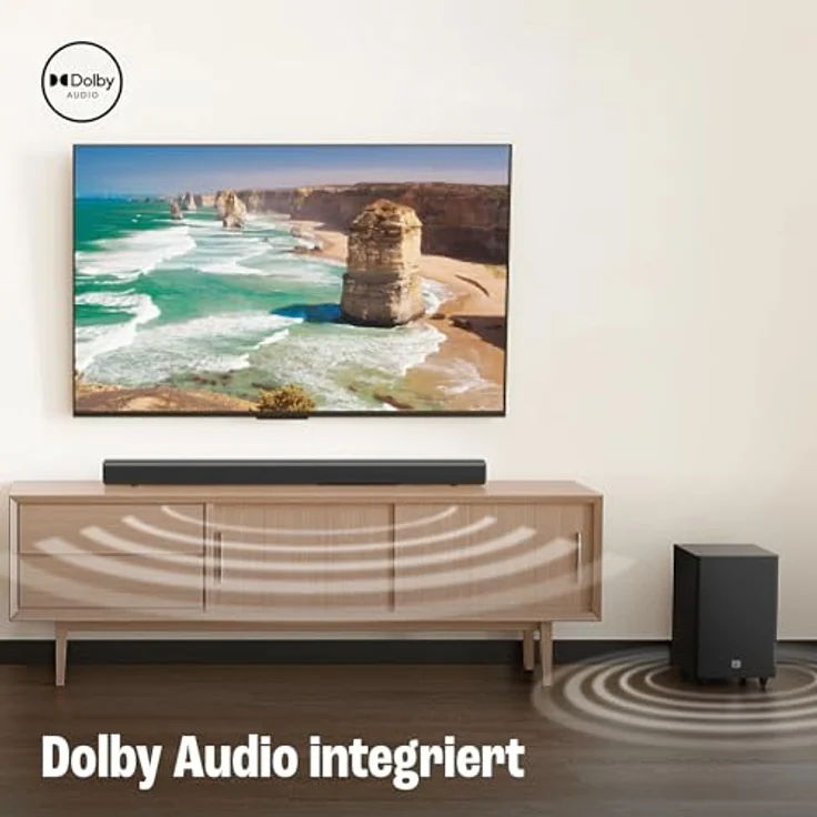 JBL Cinema SB 550 – 3.1-Kanal-Soundbar mit integriertem Subwoofer für Heimkino Sound-System – Mit Bluetooth-Musik-Streaming und Dolby Audio – Schwarz – Bild 4