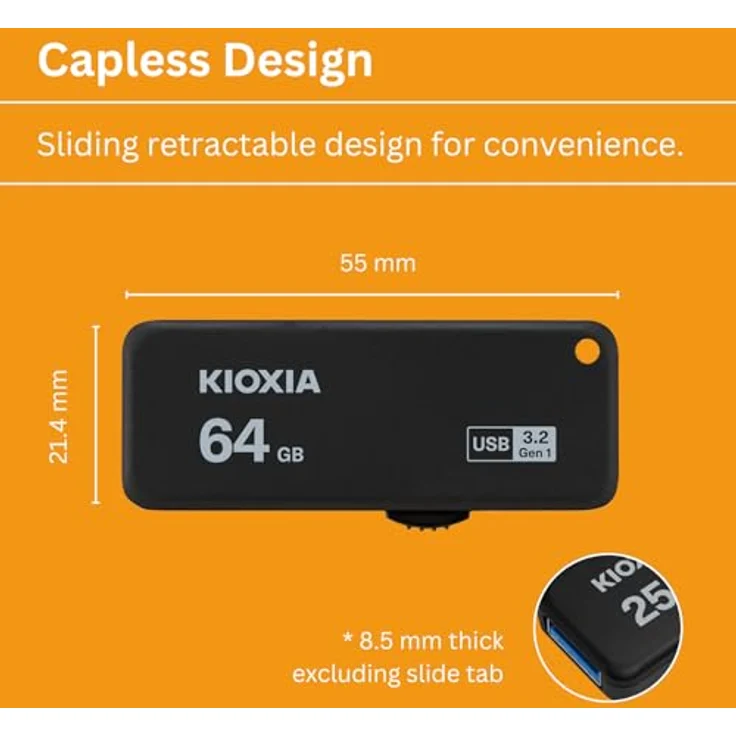 USB-Flashdrive 64 GB USB3.0 Kioxia TransMemory U365 – Bild 5