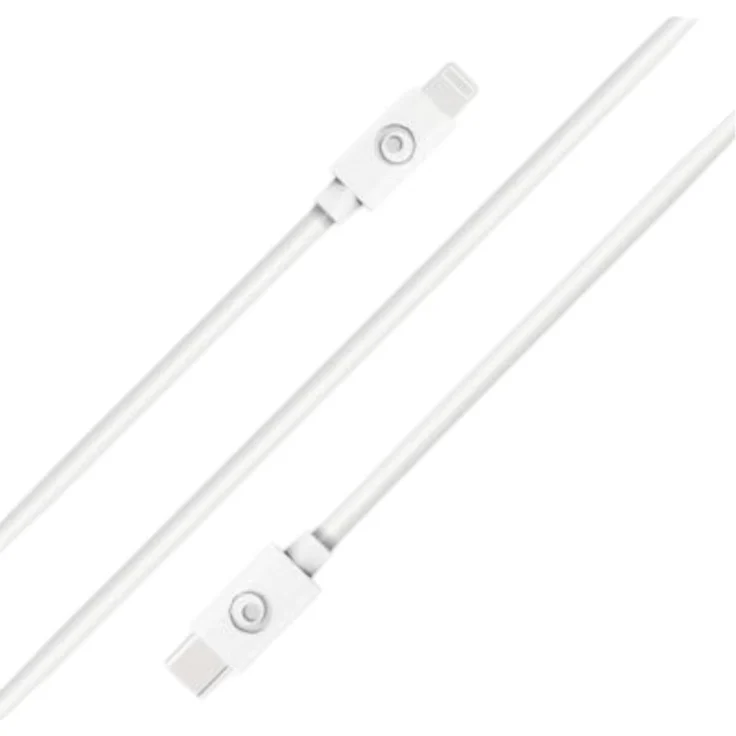Bigben Connected USB C / Lightning 3A 60W Power Delivery Lade- und Synchronisierungskabel, 2m, Weiß