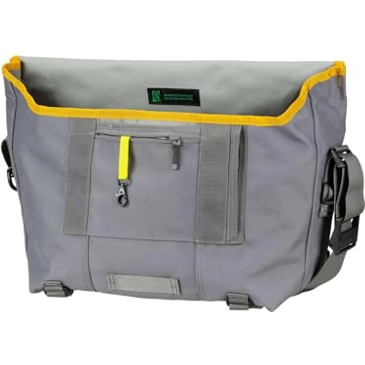 Timbuk2 Heritage Classic Messenger, Laptop-Tasche mit 41 cm Fach, grau, 100% Nylon, Eco Gunmetal Zing – Bild 5