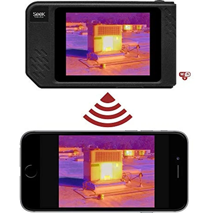 Seek Thermal Shot Wärmebildkamera, 32k Pixel, SeekFusion Technologie, Touch-Display, Misst Temperaturen -40 Celcius bis +330 Celcius – Bild 7