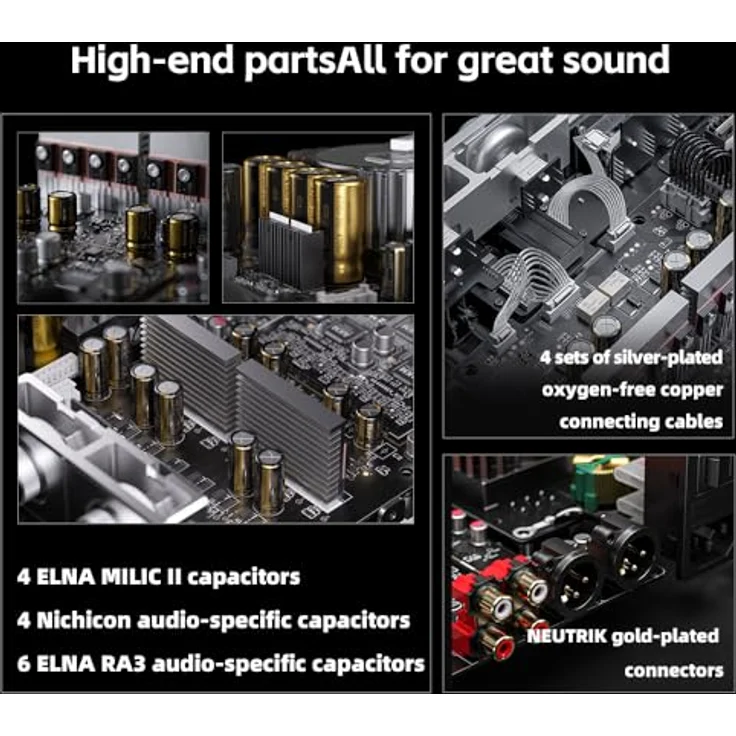 FiiO K17, USB-DAC und Kopfhörerverstärker mit Klangregelung, Bluetooth, WLAN, aptX, Schwarz – Bild 9