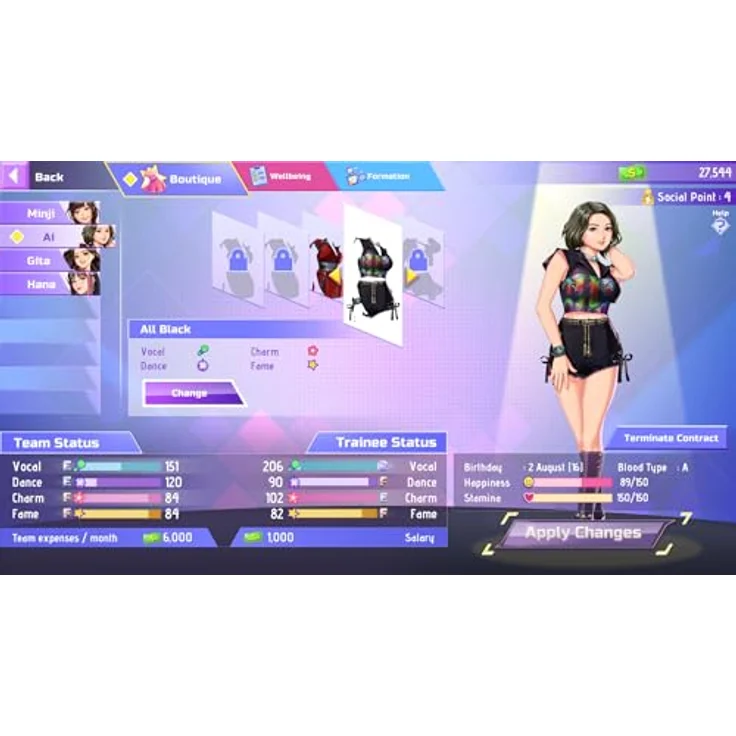 PQube K-Pop Idol Stories, Nintendo Switch Spiel mit originalem K-Pop-Soundtrack und Minispielen zur Idol-Management-Simulation – Bild 5
