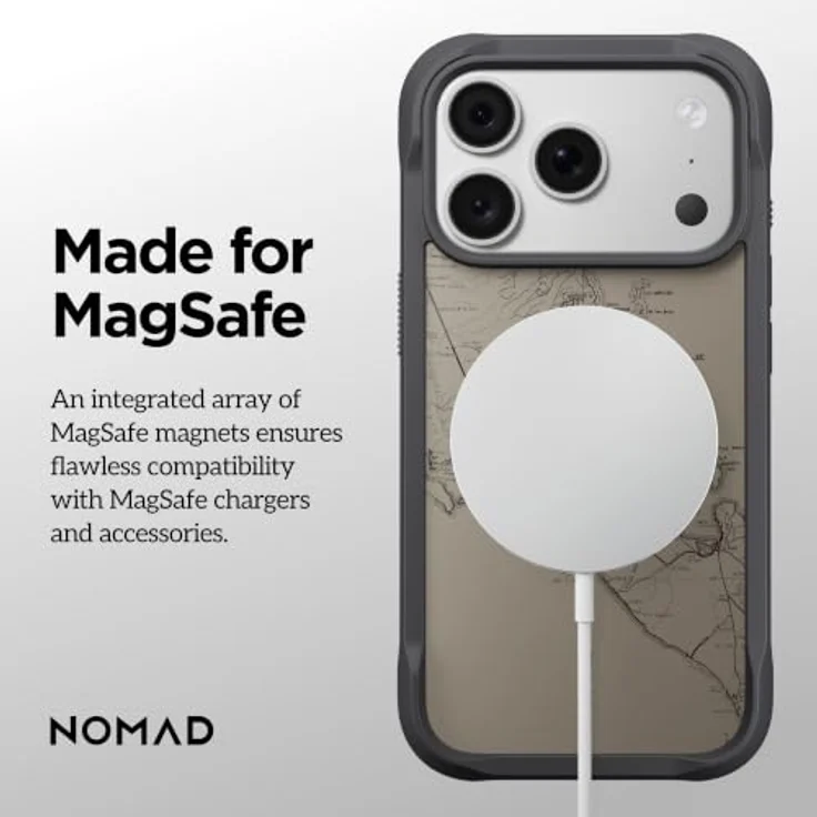 Nomad Rugged Case - balandra - Robuste Handyhülle für iPhone 17 Pro/18 Pro mit MagSafe-Unterstützung und TPU-Bumper – Bild 4