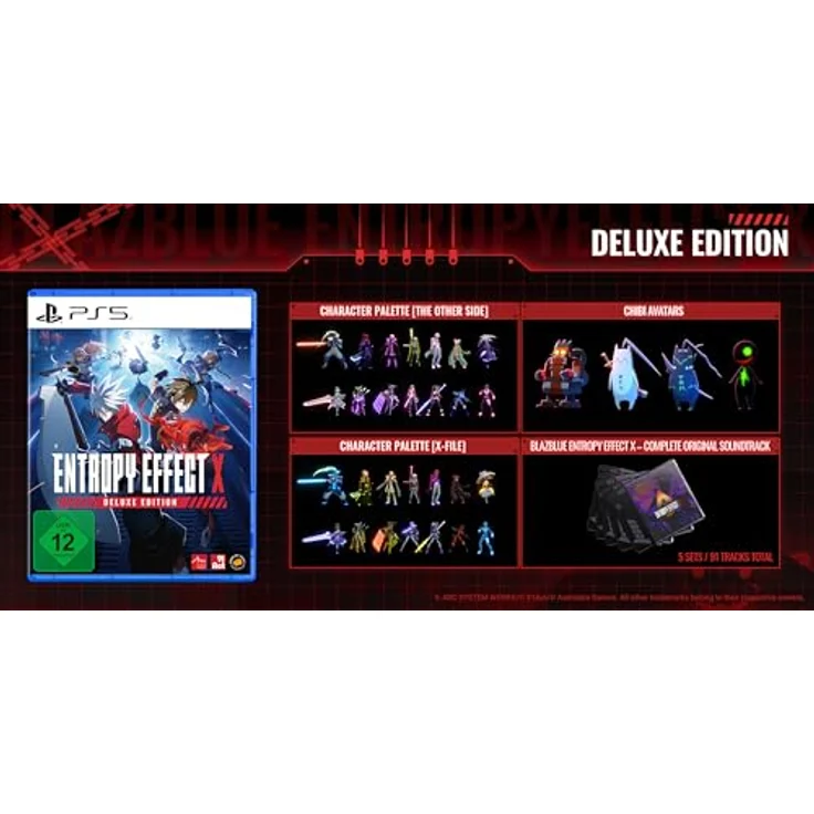 PM Studios BlazBlue Entropy Effect X Deluxe Edition - PS5, inklusive Charakterpaletten-Sets und Original Soundtrack mit 91 Songs – Bild 2