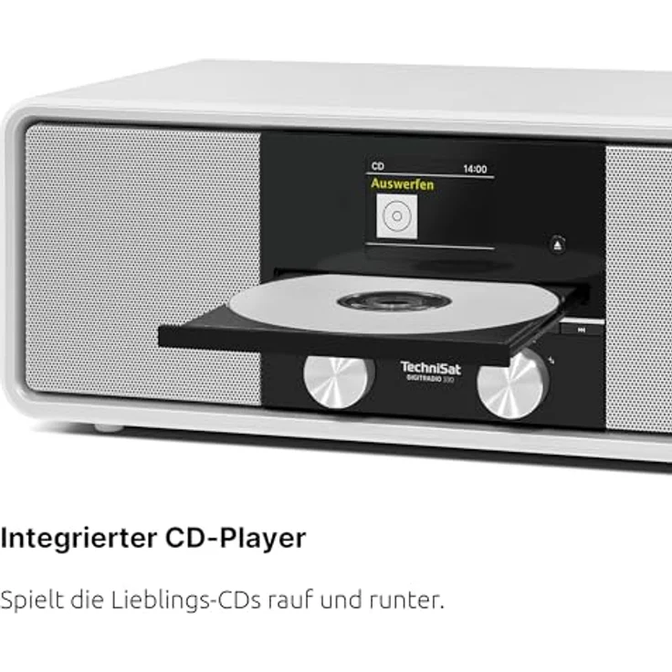 TECHNISAT DIGITRADIO 330, DAB+ Radio mit AM, FM und Bluetooth, Weiß – Bild 6