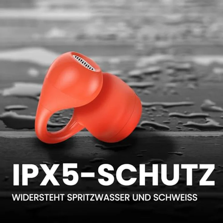 SPC 4631P Kopfhörer mit aktiver Geräuschunterdrückung, kabellos, rot, True Wireless Stereo, IPX5 wasserfest, Bluetooth 5.4 – Bild 5