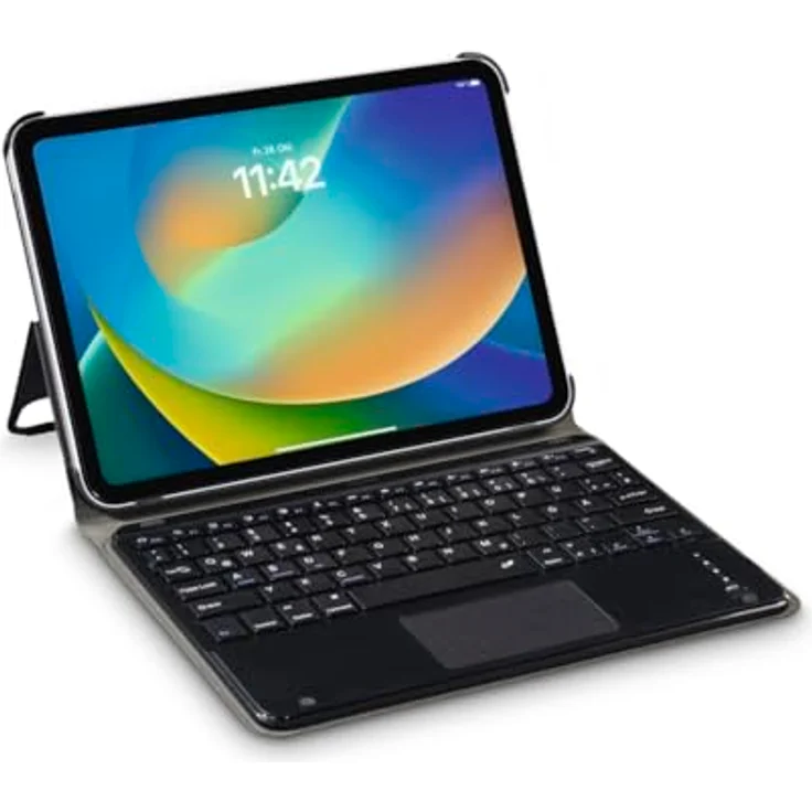 Hama Tablet-Case „Premium“ für iPad Pro 11" 2024 (Bluetooth Tastatur mit Touchpad, Standfunktion, magnetische Hülle) schwarz – Bild 4