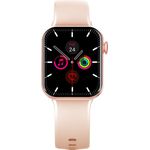 Bigben Connected Smartwatch, Bluetooth mit 7 Tagen Akkulaufzeit, IP67 Wasserschutz, Rosa