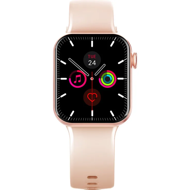Bigben Connected Smartwatch, Bluetooth mit 7 Tagen Akkulaufzeit, IP67 Wasserschutz, Rosa