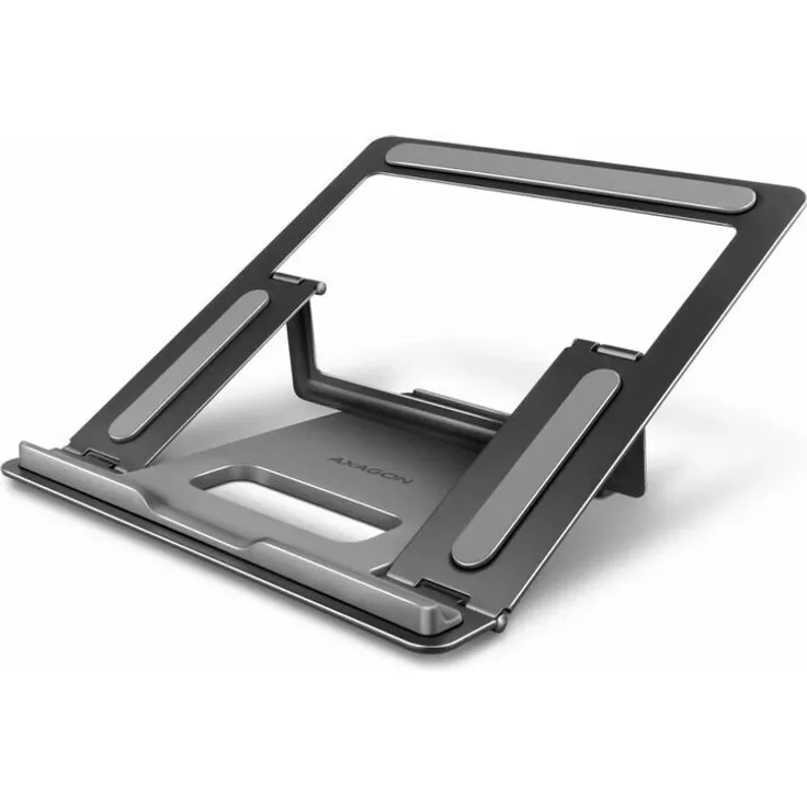 AXAGON STND-L Laptopständer, 10-16 Zoll - Aluminium, grau