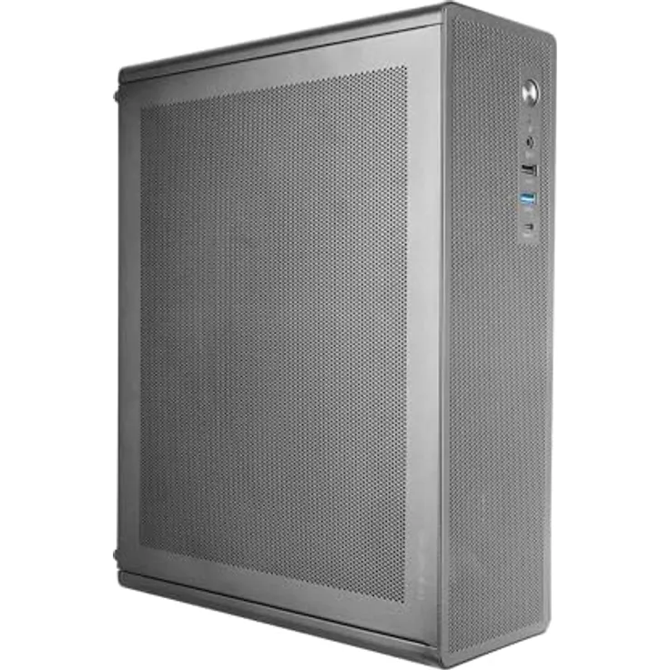 Tacens Aeroslim500, PC-Gehäuse mit TFX Netzteil 500W, Micro ATX, 5x 2,5" Einschübe, schwarz