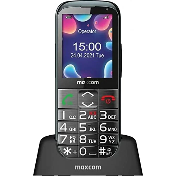 Maxcom MM 724 VoLTE 4G Comfort Telefon, Schwarz, mit 220x176 Pixel Display und Bluetooth 5.1 – Bild 2