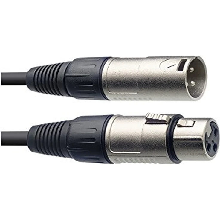 Mikrofonkabel High Quality - 3 Meter - 1x XLR Male - 1x XLR Female – Bild 2