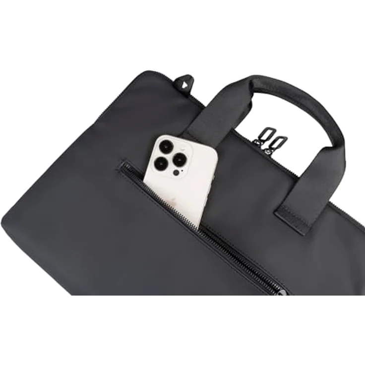 Tucano Gommo Slim Tasche für Notebooks 13 - 15 Schwarz, Notebook bis 15 (15", Apple), Notebooktasche – Bild 4