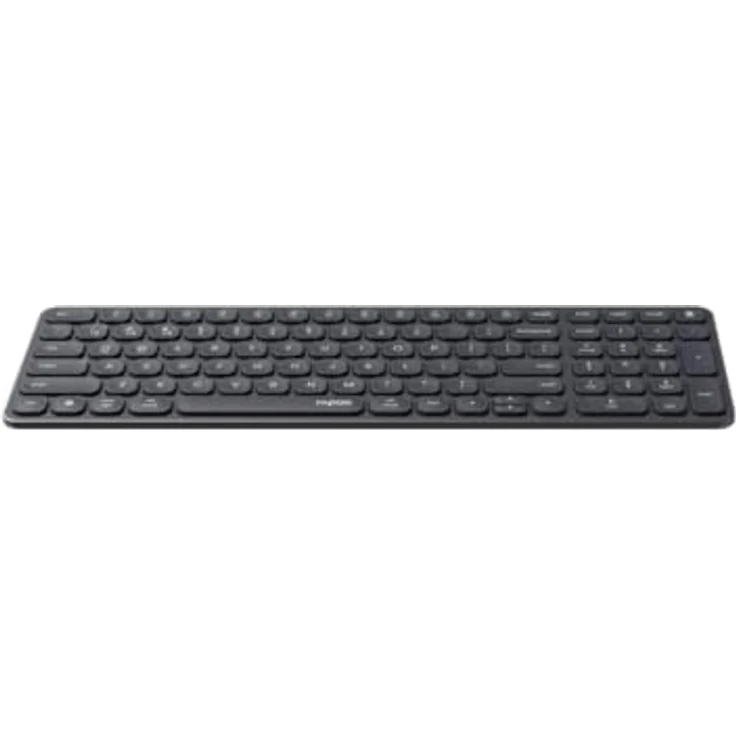 Rapoo E9710M Kabellose QWERTZ Bluetooth Tastatur, Aluminium Basis, Multi-Device, wiederaufladbar, dunkelgrau – Bild 3