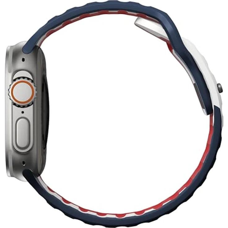 Nomad Smartwatch-Armband Sport Band 42/44/45/49mm Summer Games, atmungsaktives Fluorkautschuk Design in Paris inspiriert – Bild 3