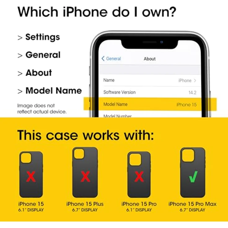 OtterBox Premium Pro Privacy Glass Displayschutz für iPhone 15 Pro Max, gehärtetes Glas, überragender Kratzschutz, übersteht Stürze bis zu 1.8m, antimikrobieller Schutz – Bild 2