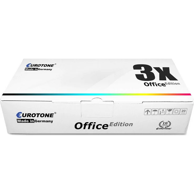 Eurotone Tonerkartusche TN310, TN310K, 4er-Pack in Schwarz, kompatibel mit Konica Minolta Druckern, bis zu 11.500 Seiten