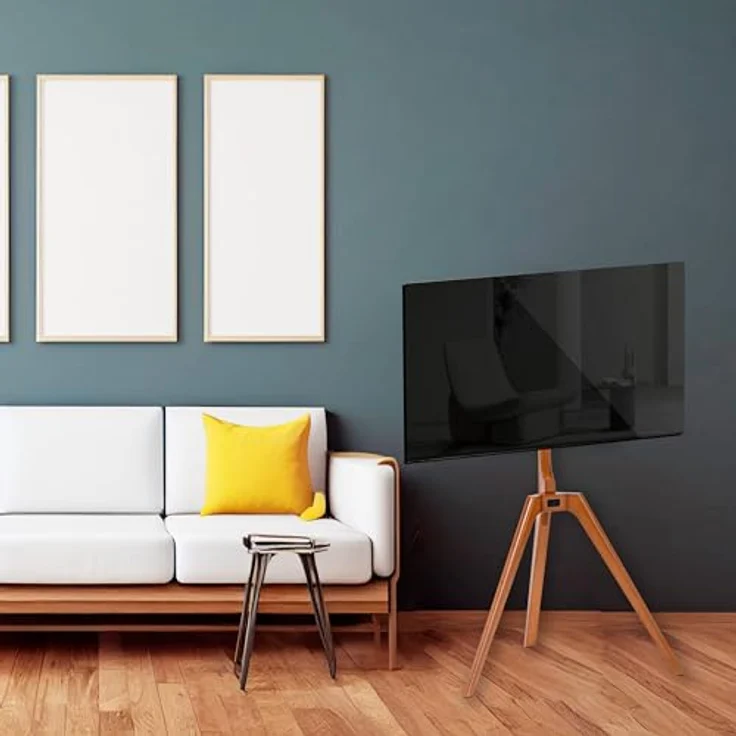 TM Electron TV Mount 45-65, TV Ständer für 40 kg Fernseher bis 65 Zoll, Schwarz – Bild 5