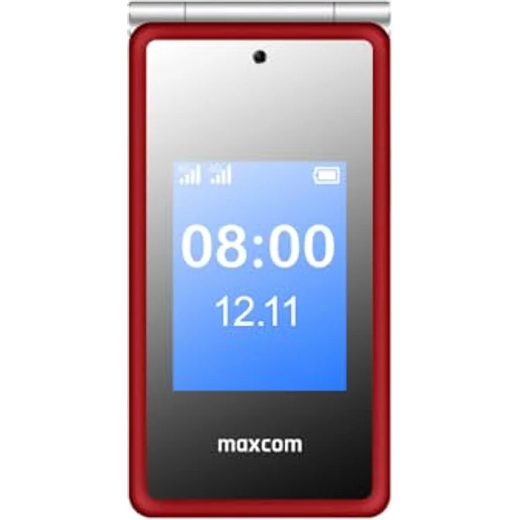 MAXCOM Comfort MM835, Klapphandy mit Dual-SIM, 3,5 Zoll Display, FM-Radio, erweiterbar bis 32 GB, Schwarz – Bild 3