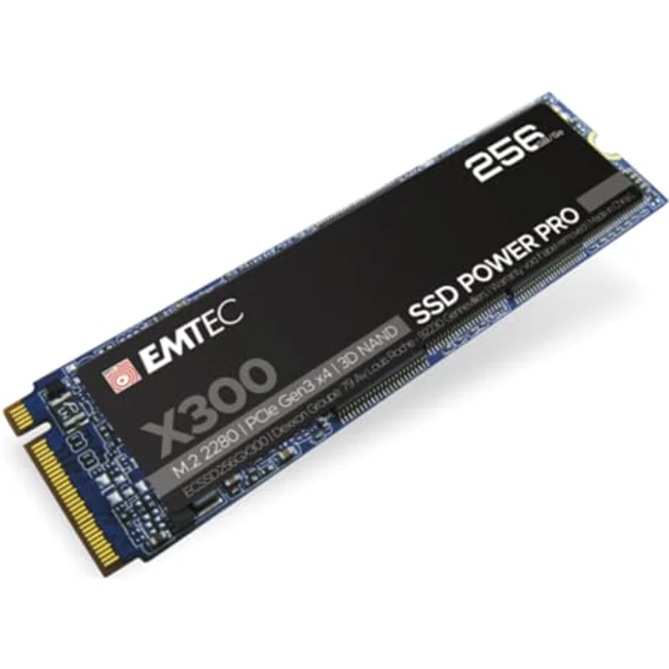 EMTEC Power Pro X300 - Solid-State-Disk - 256 GB - intern - M.2 2280 - PCI Express 3.0 x4 (NVMe) (ECSSD256GX300) – Bild 2