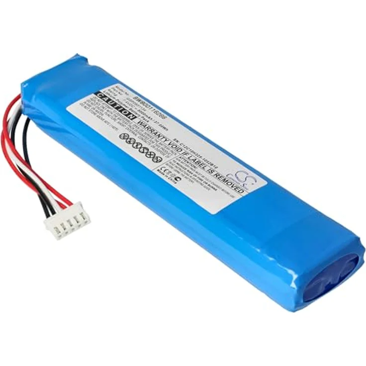 vhbw Akku passend für JBL Xtreme Bluetooth Lautsprecher Box ersetzt Gsp0931134 - (Li-Polymer, 5000mAh, 7.4V) - Ersatzakku, Batterie – Bild 10