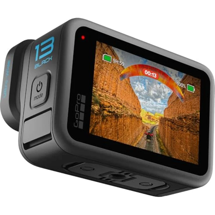 GOPRO HERO13 Black Ultra Wide Edition Action Kamera, 4K60, WLAN, Touchscreen, wasserdicht, HyperSmooth Stabilisierung – Bild 6