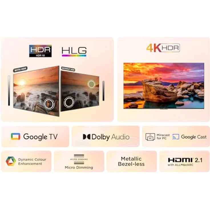 TCL V6B 65V6B, 165,1 cm (65"), 4K Ultra HD LED Smart-TV mit WLAN und Triple-Tuner, Titan – Bild 4