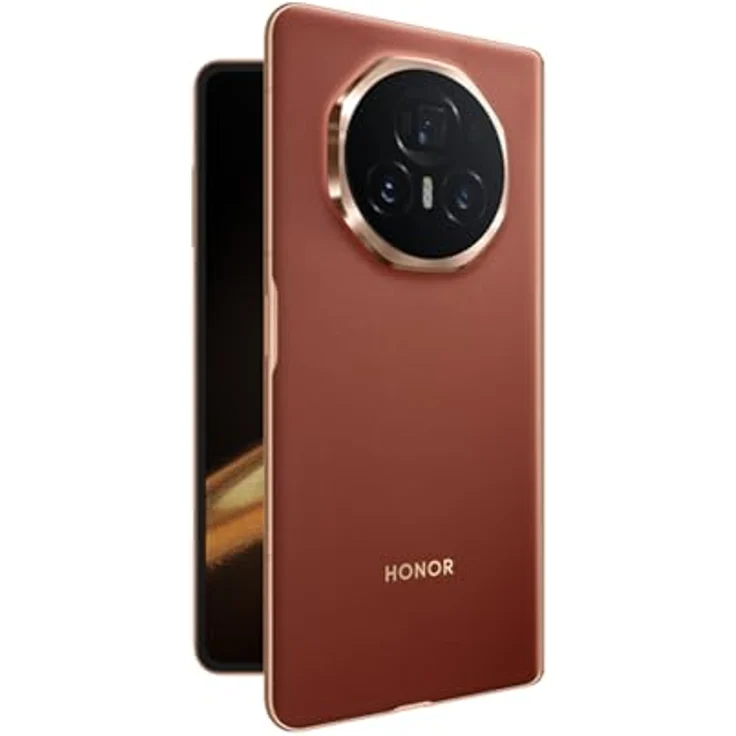 HONOR Magic V3 5G AI Mobile Phone, 9.2mm faltbares Smartphone mit 12GB RAM, 512GB Speicher, 5150mAh Akku, Eye Comfort Display, Dual SIM, Android 14 - Reddish Brown – Bild 3
