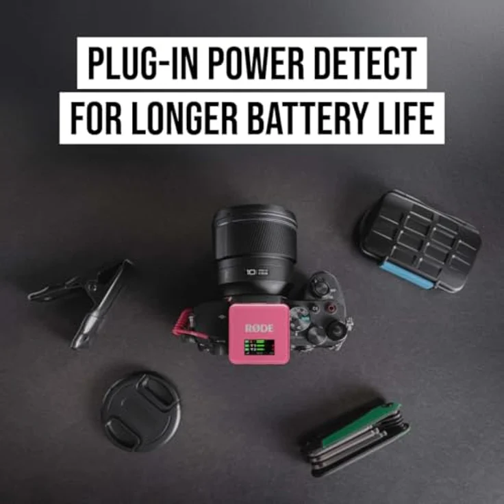 RØDE Wireless GO (Gen 3), drahtloses Mikrofon mit 32-GB-Speicher, 32-Bit-Float-Aufnahme und intelligenter GainAssist-Technologie – Bild 8