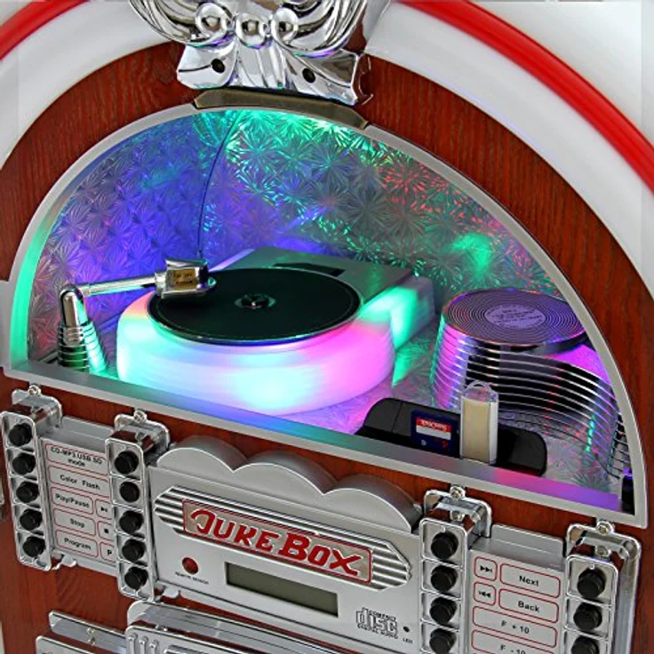 Monstershop Jukebox Retro 50er Jahre Musikbox Sound System – Bild 11