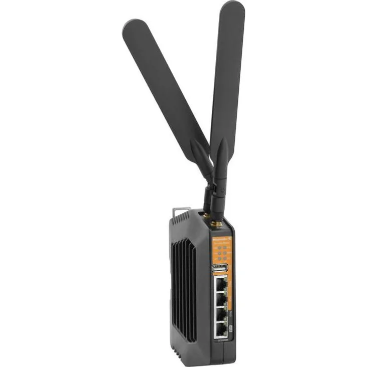 Weidmüller IE-SR-4GT-LTE/4G-USE, Industrieller Router mit integrierter Firewall und VPN-Technologie für sichere Netzwerkkommunikation