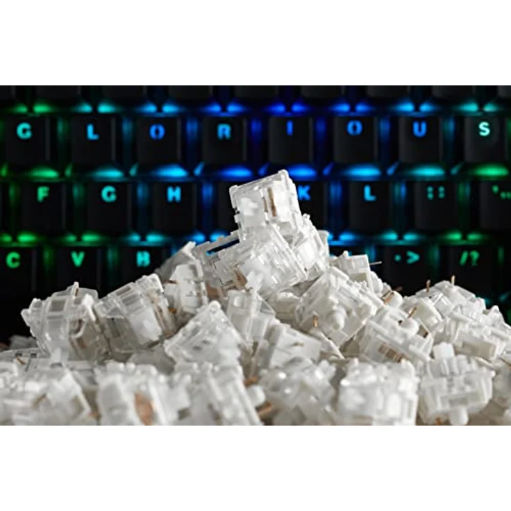 Glorious PC Gaming Race Gateron Clear Switches (120 Stück) – Bild 4