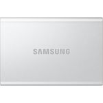 Samsung Portable SSD T7 Resurrected, 1 TB, Externe Festplatte, USB 3.2 Gen.2, Metallic-Silber, sturzsicher bis 2 m, ideal für iPhone 17, Mac, PC, Android-Geräte und Gaming-Konsolen