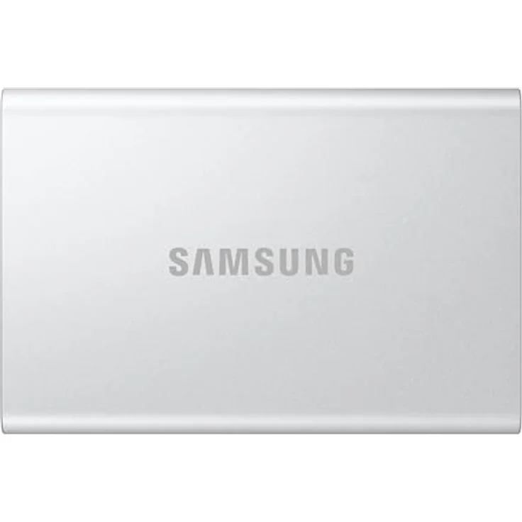 Samsung Portable SSD T7 Resurrected, 1 TB, Externe Festplatte, USB 3.2 Gen.2, Metallic-Silber, sturzsicher bis 2 m, ideal für iPhone 17, Mac, PC, Android-Geräte und Gaming-Konsolen – Bild 1