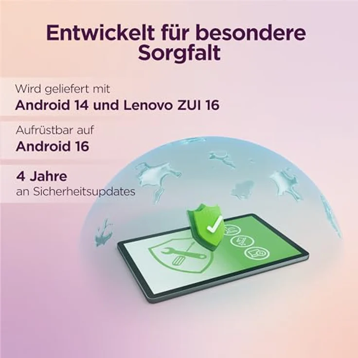 Lenovo TB311FU, 10.1" Full HD Tablet mit MediaTek G85, 4GB RAM, IP52, in Polar Blue – Bild 7
