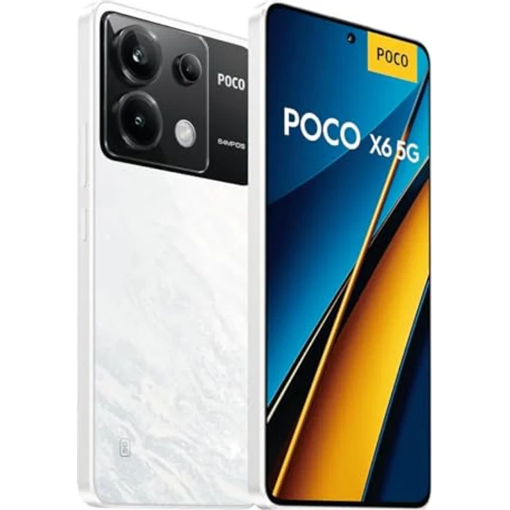 Xiaomi Poco X6 256GB/12GB RAM Dual-SIM weiß – Bild 2