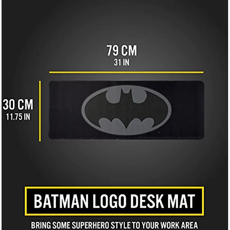 XL Mauspad (40x80cm) - DC Comics: Batman Logo – Bild 3
