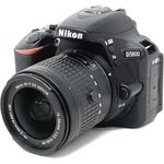 Nikon D5600, Digital SLR mit AF-P DX 18-55mm VR, 24,2 MP, 3,2 Zoll dreh- und neigbarer Touch-Monitor, SnapBridge, Full-HD Video, schwarz
