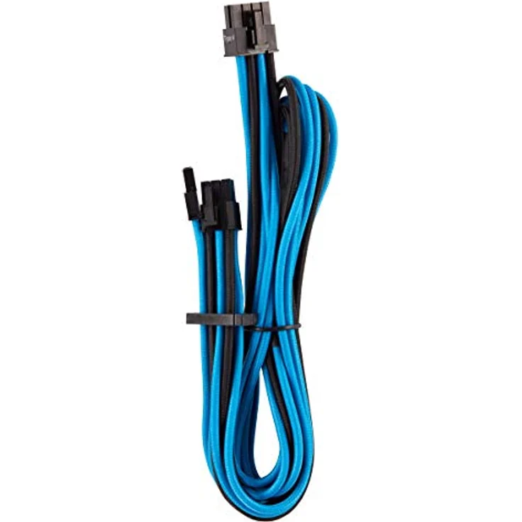 Corsair Premium individually sleeved starter kit (Type 4, Generation 4) - Stromkabelkit - Schwarz, Blau (CP-8920221) – Bild 6