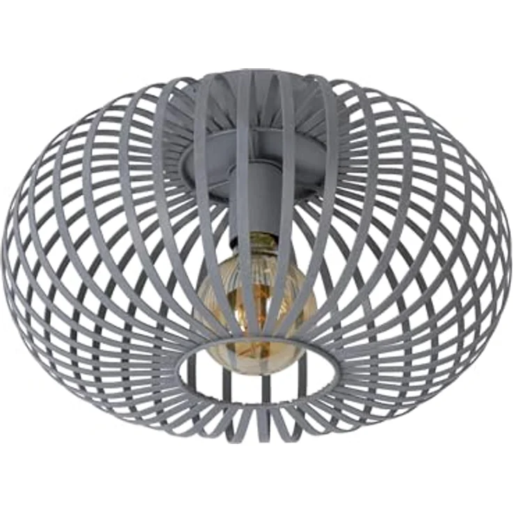 LUCIDE MANUELA - Deckenleuchte - Ø 39,5 cm - 1xE27 - Grau - Metallgehäuse, geeignet für LED-Lichtquelle – Bild 2