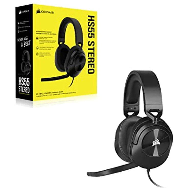 Corsair HS55 STEREO Gaming-Headset Carbon (CA-9011260-EU) – Bild 4
