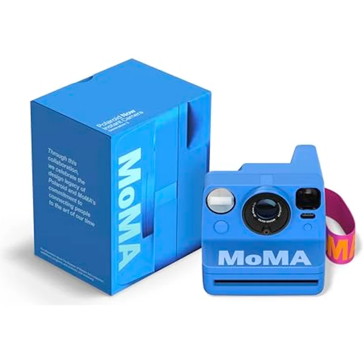 Polaroid Now Generation 3 Sofortbildkamera, Polaroid x MoMa Limited Edition, verbesserter Autofokus, zwei Objektive, Selbstauslöser und Doppelbelichtung, nachhaltig aus recycelten Materialien – Bild 1