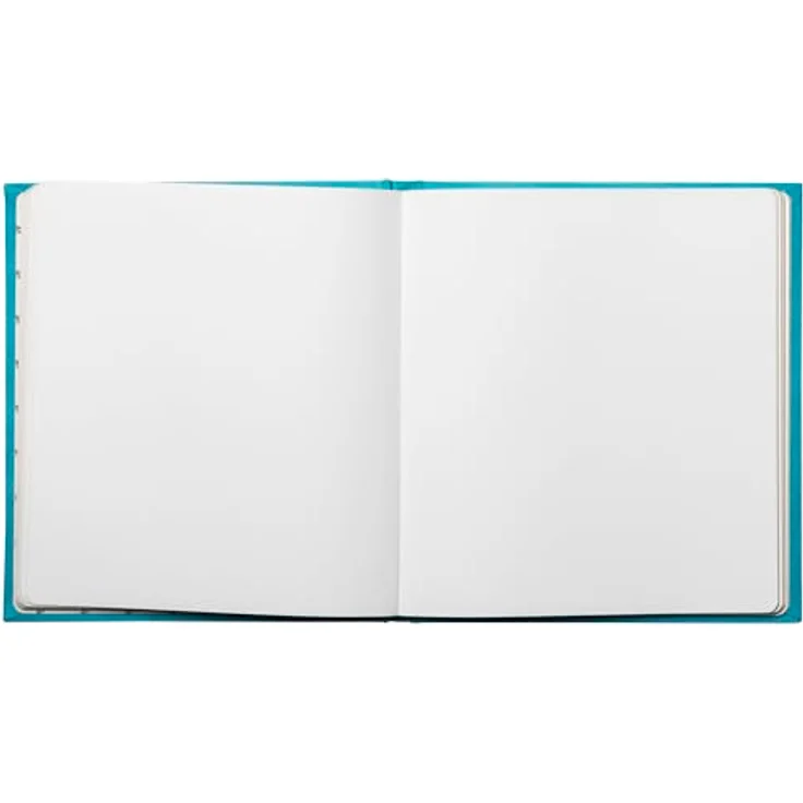 EXACOMPTA Fotoalbum Gästebuch, 140 Seiten, Samtbezug, Goldschnitt, Skandi - Türkis - 389E – Bild 4
