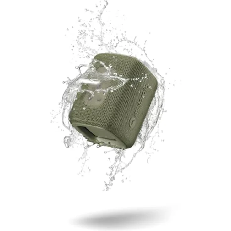 Motorola Sound ROKR 300, Tragbarer Bluetooth 5.3-Lautsprecher mit 7 W, IP67 wasser- und staubbeständig, 12 Stunden Akkulaufzeit, Grün – Bild 1