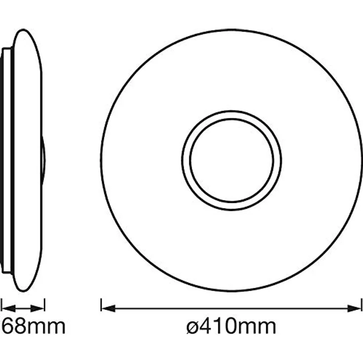 LEDVANCE SMART+ WIFI ORBIS KITE Smarte LED Wand-und Deckenleuchte für Innen mit WiFi Technologie, Lichtfarbe änderbar (3000K-6500K), Weiss, 410mm, Kompatibel mit Google und Alexa Voice Control – Bild 12