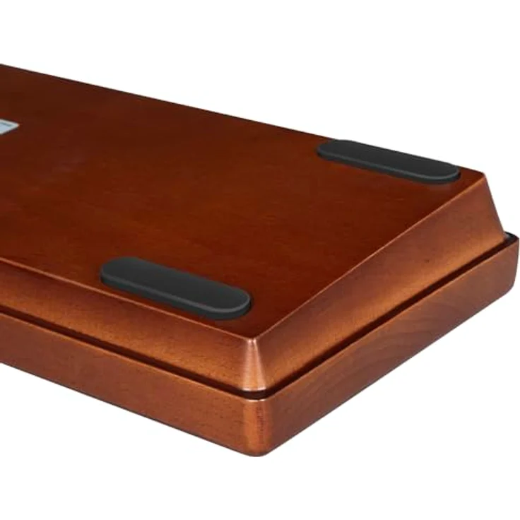 Sharkoon Skiller SGK50 S4 Wood, RGB Gaming Tastatur, 60% DE-Layout, PBT-Tasten, Gelbe G Pro 3.0 Schalter – Bild 5